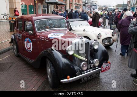 Rallye Monte Carlo Banbury MG YB Stockfoto