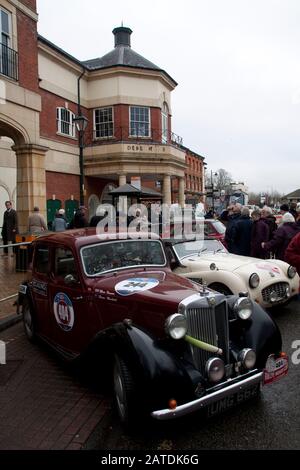 Rallye Monte Carlo Banbury MG YB Stockfoto