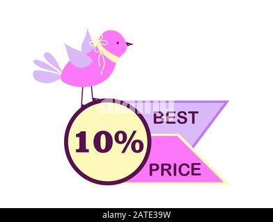 Frühlingsrabatte. Großer Verkauf. Mega-Rabatte. Super-Angebot. Interesse. Vektor-Sammlung von Preismarkierungen. Banner für den Verkauf von Farbbändern isoliert. Neue Kollektion von Stock Vektor