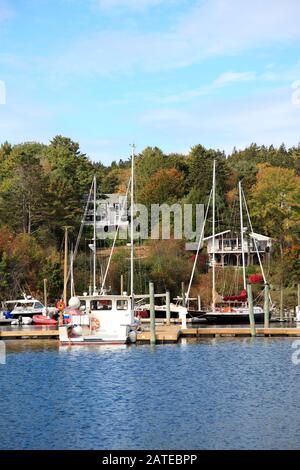 Northeast Harbor, Mount Desert Island, Maine, Neuengland, USA Stockfoto