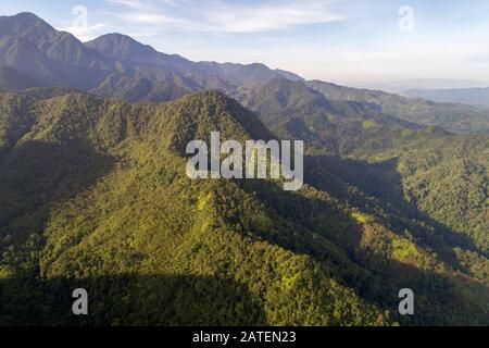 Luftansicht des Cerro Azul Meambar National Park, Cerro Azul Meambar National Park, Honduras Stockfoto