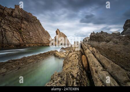 Punto de fuga Stockfoto