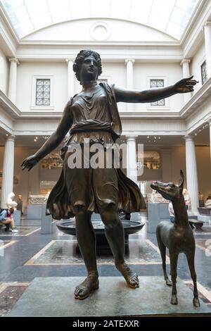 Griechische und römische Kunst Galerie im Metropolitan Museum of Art, New York, USA Stockfoto