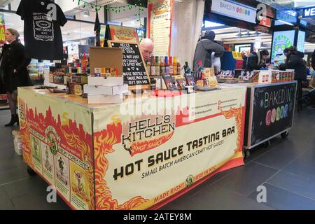 Drehkreuz U-Bahn-Markt am Columbus Circle, New York City, USA Stockfoto