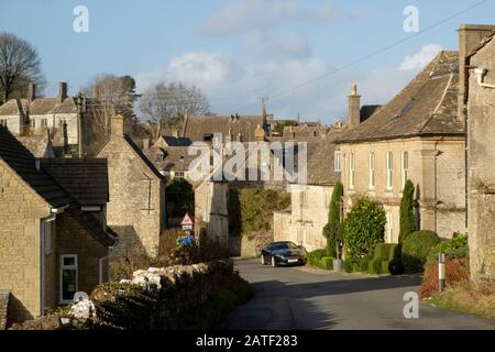 BISLEY, ein kleines Dorf in Gloucestershire in den südlichen Cotswolds, Liegt Wenige Kilometer östlich der beliebten Stadt Stroud. Stockfoto