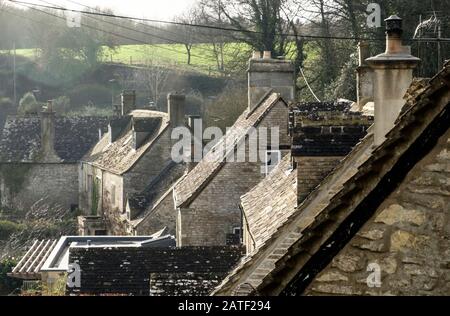 BISLEY, ein kleines Dorf in Gloucestershire in den südlichen Cotswolds, Liegt Wenige Kilometer östlich der beliebten Stadt Stroud. Stockfoto