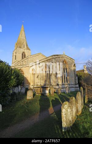 St. John the Evangelist Church, Ryhall, Rutland Stockfoto