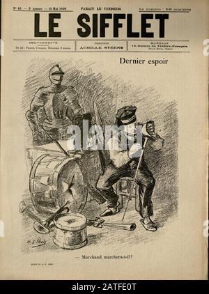 Die Dreyfus-affäre 1894-1906 - Le Sifflet, 19. Mai 1899 - Französische illustrierte Zeitung Stockfoto