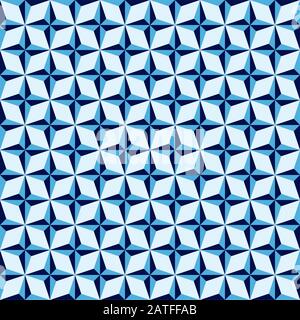 Nahtlose abstrakte geometrische Vektor Muster Textur Hintergrund. Hintergrund mit nautischem Muster. Stock Vektor