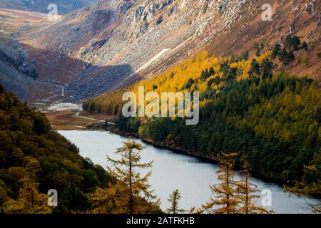 Seen in Glendalough in den Wicklow Bergen Irlands Stockfoto