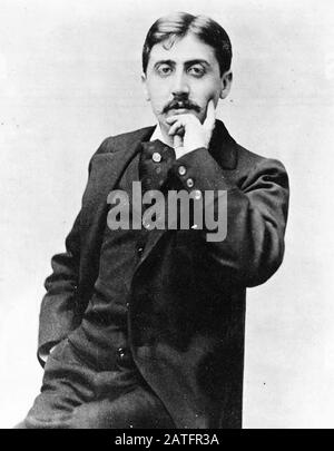 Marcel Proust, Valentin Louis Georges Eugène Marcel Proust (1871 - 1922) ein französischer Romanautor Stockfoto