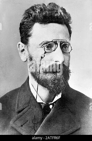 Joseph Pulitzer (zwischen der Zeit von 1848 und 1911) war der Herausgeber der Postdispatch-Zeitung St. Louis und der New Yorker Welt, die am besten für die Pulitzer-Preise bekannt waren, die im Jahre 1917 eingeführt wurden Stockfoto