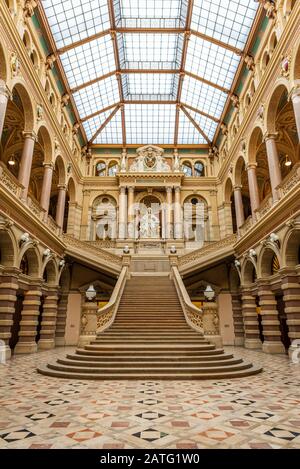 Im Inneren des Justizpalastes (Justizpalast), Wien, Österreich Stockfoto