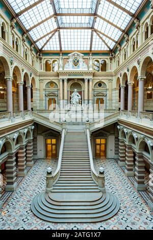 Im Inneren des Justizpalastes (Justizpalast), Wien, Österreich Stockfoto