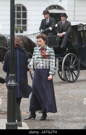 Howards End On Location with Tracey Ullman and Hayley atwell. Islington 5./2017 (Credit-Image©Jack Ludlam) Stockfoto