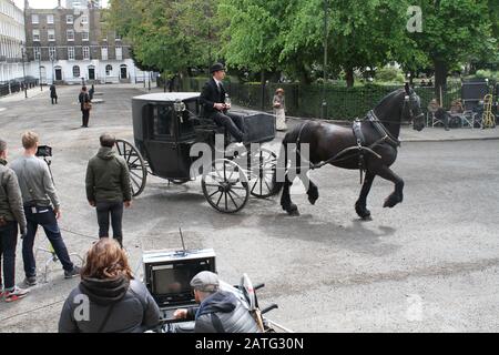 Howards End On Location with Tracey Ullman and Hayley atwell. Islington 5./2017 (Credit-Image©Jack Ludlam) Stockfoto