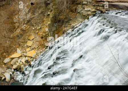 Mill Creek Falls, Cleveland, Ohio Stockfoto