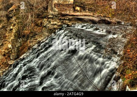 Mill Creek Falls, Cleveland, Ohio Stockfoto