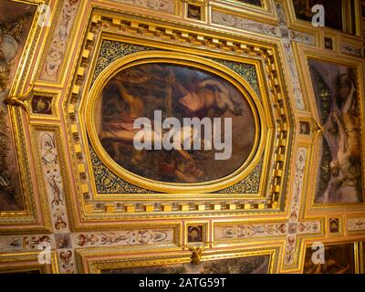 Raum der Elemente, Palazzo Vecchio, Florenz Stockfoto