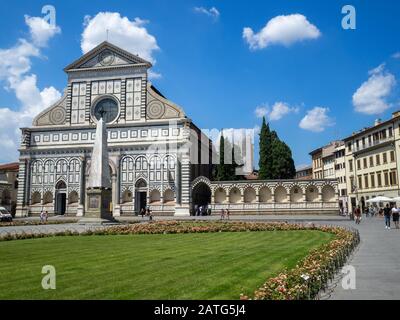 Basilica di Santa Maria Novella, Florenz Stockfoto