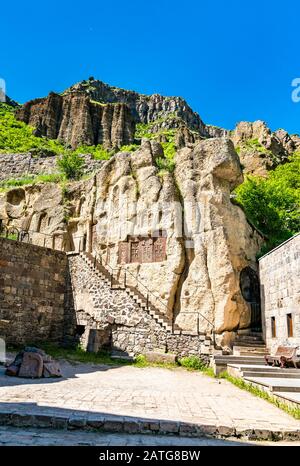 Kloster Geghard, UNESCO-Weltkulturerbe in Armenien Stockfoto