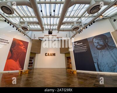 Los Angeles, 15. Januar: Innenansicht des California African American Museum am 15. JANUAR 2020 in Los Angeles, Kalifornien Stockfoto