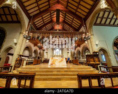 Pasadena, 16. JANUAR: Innenansicht der Allerheiligen Episcopal Church am 16. JANUAR 2020 in Pasadena, Kalifornien Stockfoto