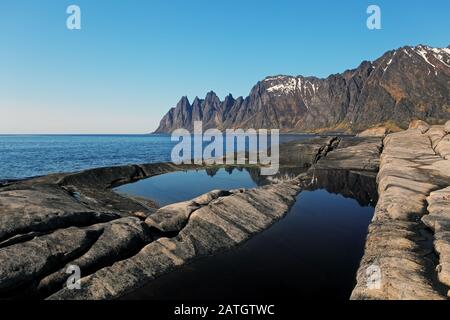 Insel Senja, Norwegen Stockfoto