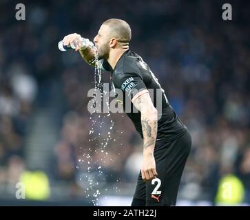 London, Großbritannien. Februar 2020. Der Kyle Walker von Manchester City während des Premier-League-Spiels zwischen Tottenham Hotspur und Manchester City am 02. Februar 2020 im Tottenham Hotspur Stadium, London, England. Credit: Cal Sport Media/Alamy Live News Stockfoto