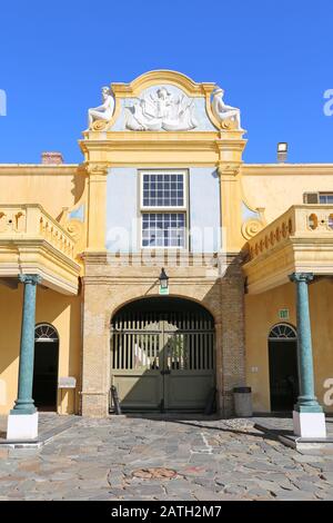 Eingangstor, Außengericht, Schloss der Guten Hoffnung, Kapstadt, Tafelbucht, westliche Kapprovinz, Südafrika, Afrika Stockfoto