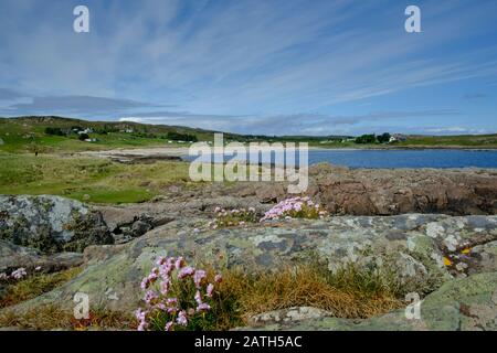 Melone Udrigle Gruinard Bay Ross und Cromarty Ross-shire Highlands Scotland Stockfoto