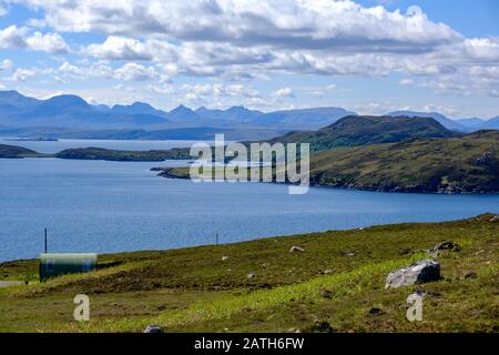 Die Summer Isles Achiltibuie Ross-shire Highlands Scotland Stockfoto