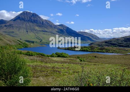 Stac Pollaidh Stack Polly Berg in Inverpolly Naturschutzgebiet auf der Halbinsel Coigach Ross-shire Highlands Scotland Stockfoto