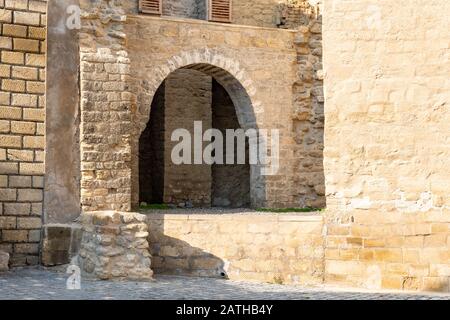 Die Altstadt Icheri Sheher in Baku, Aserbaidschan. Stockfoto