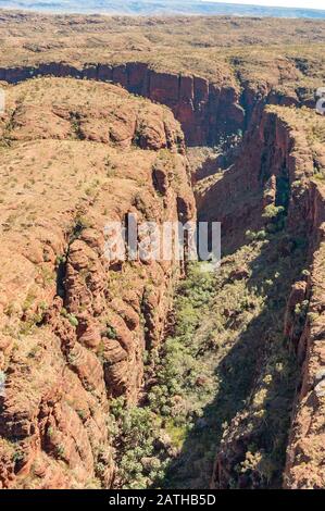 Luftaufnahme des Piccanny Creek in Purnululu, Kimberley, Western Australia Stockfoto