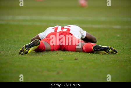 Köln, Deutschland. Februar 2020. Jhon CORDOBA (K) beim Fußball 1.Bundesliga, 20.Spieltag, FC Köln (K) - SC Freiburg (FR), am 02.02.2020 in Köln/Deutschland. Weltweite Nutzung Credit: Dpa Picture Alliance / Alamy Live News Stockfoto