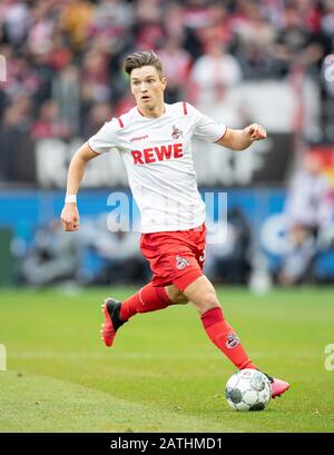 Köln, Deutschland. Februar 2020. Noah Katterbach (K) Aktion, Fußball 1.Bundesliga, 20.Spieltag, FC Köln (K) - SC Freiburg (FR) 4:0, am 02.02.2020 in Köln/Deutschland. Weltweite Nutzung Credit: Dpa Picture Alliance / Alamy Live News Stockfoto