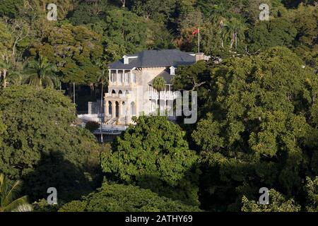 President's House in the Botanic Gardens, Port of Spain, Trinidad & Tobago Stockfoto