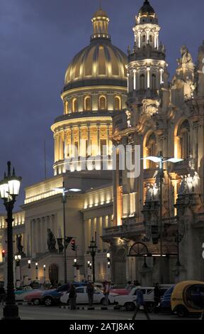 Kuba, Havanna, Capitolio Nacional, Gran Teatro, Stockfoto