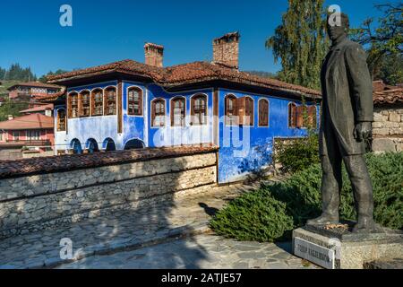 Todor Kableshkov Denkmal, historisches Gebäude im bulgarischen nationalen Wiederbelebungsstil, Koprivshtitsa, Bulgarien Stockfoto