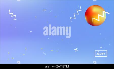 Planet und Schilder Hintergrund. Abbildung, Grafik. Asonomic Hi-res and Fresh. Sterne, Planeten, Zeichen. Buntes Universum neue Sterne leuchten. Stock Vektor