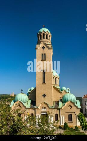 Kathedrale der Geburt der Mutter Jesu (Theotokos), Kathedrale von Rozhdestvo Bogorodichno, Altstadt in Veliko Tarnovo, Bulgarien Stockfoto