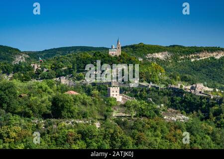 Tsarevets Fortress in Veliko Tarnovo, Bulgarien Stockfoto