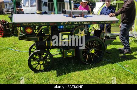 Dene Steam Fair and Transport Show, Seile-Hants, jeden juni Stockfoto