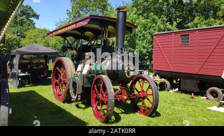 Dene Steam Fair and Transport Show, Seile-Hants, jeden juni Stockfoto