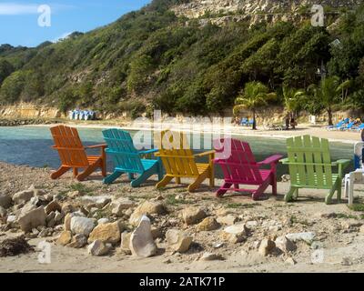 Nonsle Bay Resort auf Antigua und Barbuda auf den Windward Islands Stockfoto