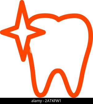 Dental Icon Design Template Vector Stock Vektor