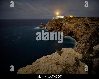 Cabo São Vicente, Algarve Stockfoto