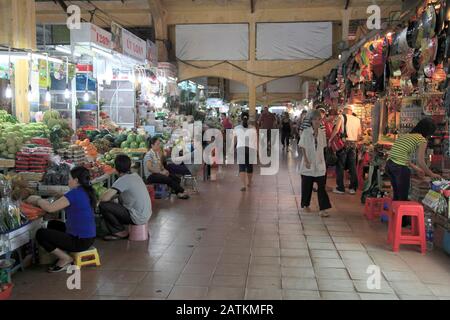 Ben Thanh Market, Ho-Chi-Minh-Stadt, Saigon, Vietnam, Südost-Asien, Asien Stockfoto