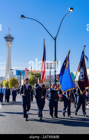 Las Vegas, 25. JANUAR: Sonniger Blick auf die Art District Parade am 25. JANUAR 2020 in Las Vegas, Nevada Stockfoto